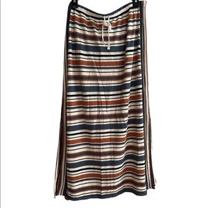 Striped Maxi skirt